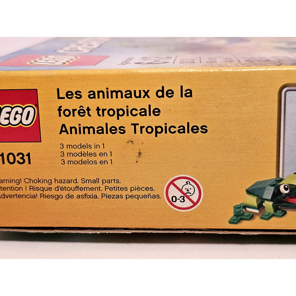 RAINFOREST ANIMALS Parrot Frog & Fly LEGO Creator 3in1 Set #31031 RETIRED Sealed - Picture 9 of 13